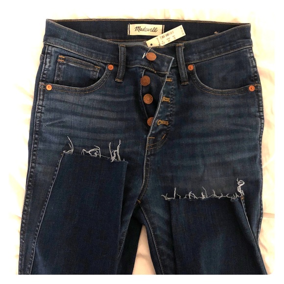 Madewell Denim - Madewell 10” high-rise skinny crop sz 26